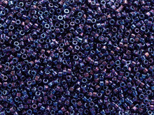 Miyuki 11/0 Delica Bead Metallic Purple AB 2.5-Inch Tube