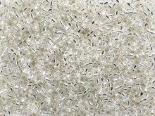 Miyuki 11/0 Trans Silver Lined Crystal Delica Seed Beads 2.5-Inch Tube