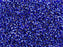Miyuki 11/0 Trans Silver Lined Cobalt Blue Delica Seed Beads 2.5-Inch Tube