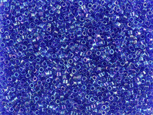 Miyuki 11/0 Blue Violet AB Lined-Dyed Delica Seed Beads 2.5-Inch Tube