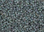 Miyuki 11/0 Iris Matte Grey-Blue/Blue Delica Seed Beads, 2.5-Inch Tube