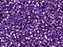 Miyuki 11/0 Trans Silver Lined Medium Purple Delica Seed Beads 2.5-Inch Tube