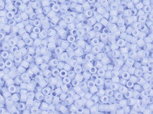 Miyuki 11/0 Opaque Arctic Blue Delica Seed Beads 2.5-Inch Tube