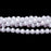 WHITE DZI Agate 8mm Line Pattern 15-16"