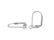 17x11mm Stainless Steel Leverback Ear Wire (1 Pair)