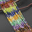 Natural Gemstone 4mm Smooth Cube Bead Strand - Enchanted Garden Mix