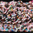 Multicolor Gemstone 4mm Micro-Faceted Round Bead Strand - Kaleidoscope Mix