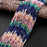 Natural Gemstone 3mm Micro-Faceted Round Bead Strand - Moonlit Garden Mix