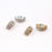 Small Gold Rhinestone Magnetic Clasp for 5mm Flat Leather