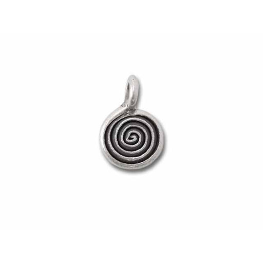 Hill Tribe Silver Small Spiral Pendant