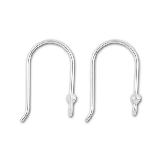 Hill Tribe Silver Ball End Earwire (1 Pair)