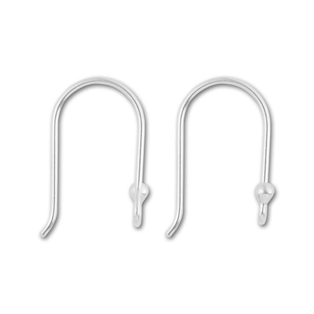 Hill Tribe Silver Ball End Earwire (1 Pair)