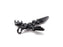 Black Gothic Winged Sword Pendant 44x34.5mm
