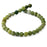 Jade 6mm Faceted Round Large Hole Beads - 8 Inch