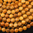 Natural Australian Yellow Mookaite Jasper 8mm Faceted Coin Bead Strand