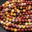 Natural Australian Mookaite Jasper 4mm Smooth Round Bead Strand