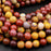 Natural Australian Mookaite Jasper 6mm Smooth Round Bead Strand