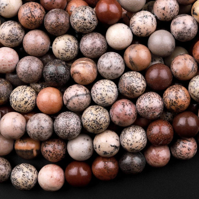 Artistic Jasper 6mm Smooth Round Bead Strand