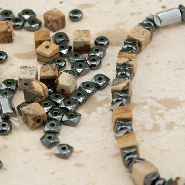Jesse James Beads Bitty Stone Bead Mix,  Brown Jasper Dreams