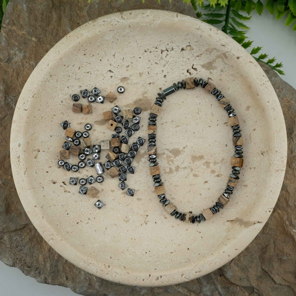 Jesse James Beads Bitty Stone Bead Mix,  Brown Jasper Dreams
