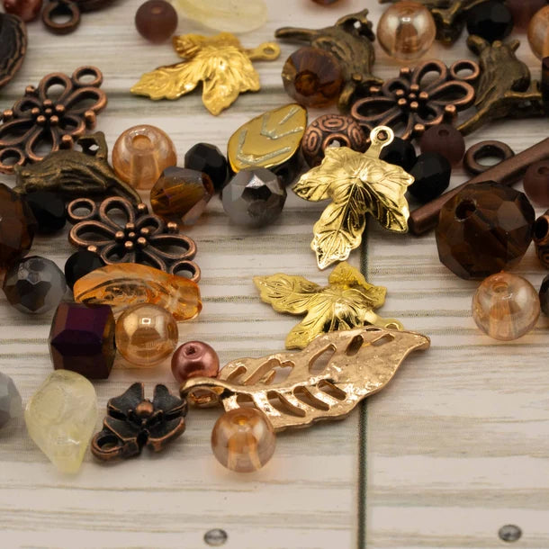 Jesse James Beads Autumn Bead Mix - Feeling Squirrely