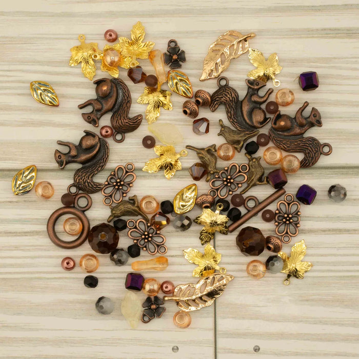 Jesse James Beads Autumn Bead Mix - Feeling Squirrely