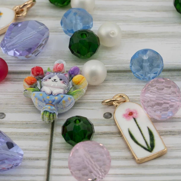 Jesse James Beads Bead Mix, Kitty Cat Bouquet
