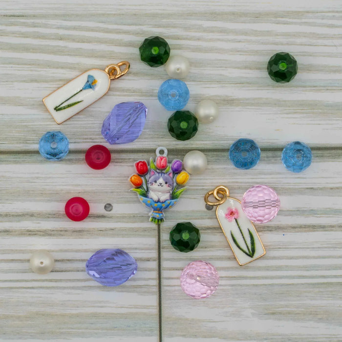 Jesse James Beads Bead Mix, Kitty Cat Bouquet