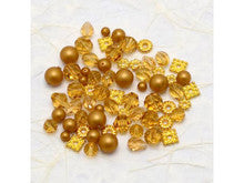Jesse James Beads Austrian Crystal & Pearl Bead Mix Topaz