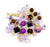 Jesse James Beads Mini Bead Mix - Purple Sunflowers