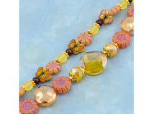 Jesse James Beads Glass Bead Strand Duo in Butterflies in Autumn Air
