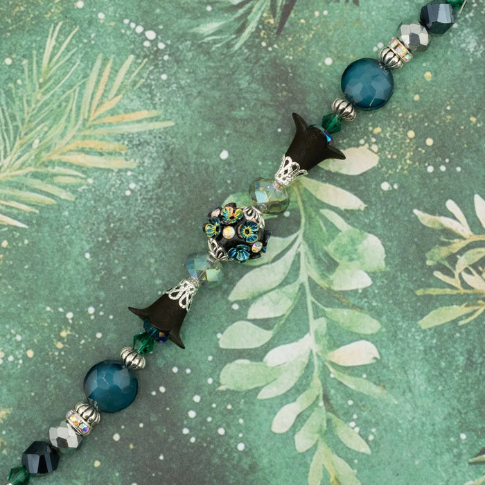Jesse James Beads Autumn Bead Strand - Late Night Evergreen