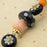 Jesse James Beads Autumn Lampwork Bead Strand - Pumpkin Poppies