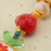 Jesse James Beads Ceramic Bead Strand - Red Rosy Posies
