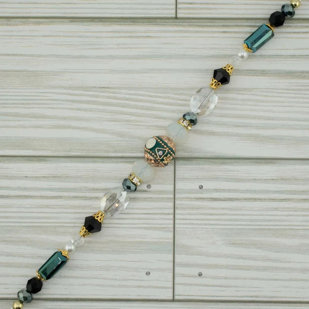 Jesse James Beads Autumn Boho Bead Strand - Sparkling Pine Tree