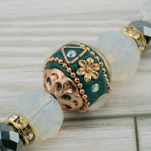 Jesse James Beads Autumn Boho Bead Strand - Sparkling Pine Tree