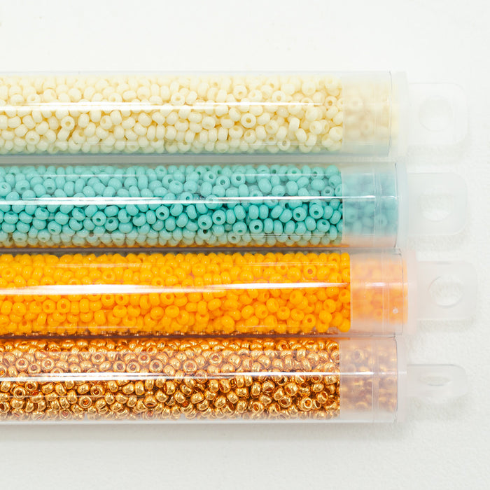 Preciosa 6/0 Opaque Multi Color Mix Czech Glass Seed Beads