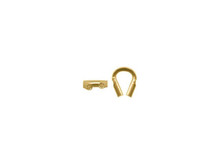 Gold-Filled Cable and Stringing Thimble, .021 Inch Hole (10 Pieces)