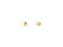 Gold-Filled 3.0mm Bead with Silicone Grommet, 0.5mm Hole (10 Pieces)