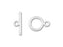 Sterling Silver 11mm Toggle Clasp (1 Piece)