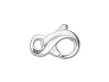 Sterling Silver 6x9mm Infinity Trigger Clasp (1 Piece)