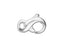 Sterling Silver 6x9mm Infinity Trigger Clasp (1 Piece)