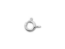5mm Sterling Spring Ring, Closed Loop (5 Pieces)