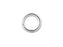 Sterling Silver Medium Closed Jump Ring, 0.76x5mm (10 Pieces)