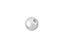 4mm Sterling Silver Seamless Round Bead, Matte/Satin (5 Pieces)