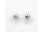 Sterling Silver 4mm Bead with Silicone Grommet, 0.5mm Hole (4 Pieces)