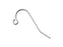 Sterling Silver 10 x 22mm French Ear Wire, 0.69mm (1 Pair)