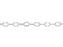 035 Sterling Silver Dapped Cable Chain by the Foot (1 Foot)