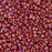 Toho Seed Beads, 8/0 #768 Rainbow Frosted Red (1 Tube)