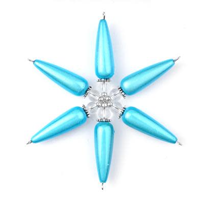 Glowing Snowflake Ornament Kit - Turquoise - Limited Edition